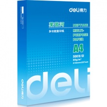 得力(deli)7414 莱茵河复印纸 80g/A4 8包/箱