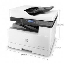 惠普(HP) LaserJet MFP M436nda黑白激光A3数码复合机 打印复印扫描 自动双面