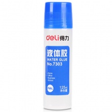 得力(deli)125ml高粘度液体胶 学习办公通用胶水 7303 瓶