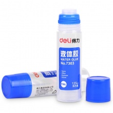 得力(deli)125ml高粘度液体胶 学习办公通用胶水 7303 瓶