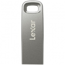 雷克沙(Lexar)128GB USB3.0 U盘 M45 银色 金属外壳 坚固安全