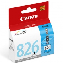 佳能(Canon)CLI-826C 青色墨盒(适用于:MX898、MG6280、iP4980、iX6580)