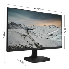飞利浦(PHILIPS) 223S7EHSB 21.5英寸 窄边框 IPS屏 液晶电脑显示器