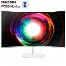 三星(SAMSUNG)27英寸2KQHD高分 1800R曲率量子点技术 爱眼认证 HDMIDP全高清接口 电脑显示器C27H711QEC