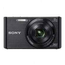 索尼(SONY)DSC-W830 便携数码相机/照相机/卡片机 黑色(约2010万有效像素 8倍光学变焦 25mm广角 )(含包,32摄影储存卡)
