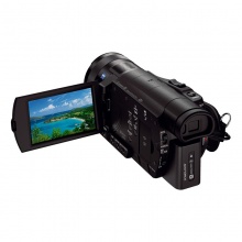 索尼(SONY)FDR-AX100E 4K高清数码摄像机 1英寸CMOS 光学防抖 12倍光学变焦 蔡司镜头 支持WIFI/NFC传输