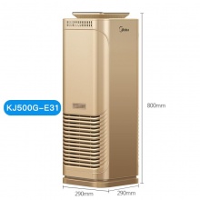 美的(Midea)空气净化器KJ500G-E31除雾霾除甲醛异味PM2.5数字显示空气质量